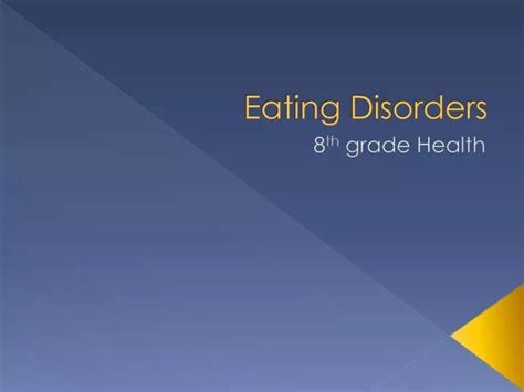 Ppt Eating Disorders Powerpoint Presentation Free Download Id2801025