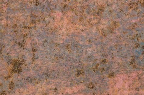 Rusted Metal Texture Old Sheet Metal Covered With Rust Stock Image