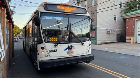 Nj Transit On Board Nabi 40 Sfw 41615 6042 On Bus Route 123 To New