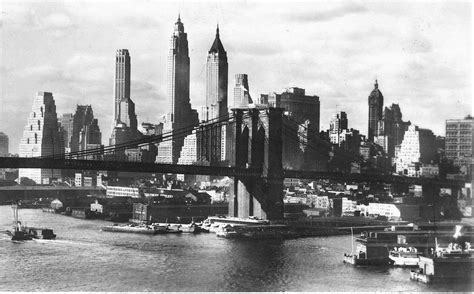Lower Manhattan Skyline 1935 Manhattan Skyline Lower Manhattan New