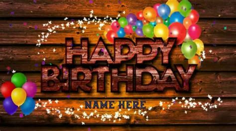Happy Birthday Wishes Animated  With Sound Template Postermywall