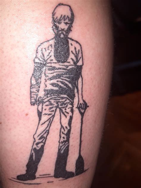 Make sure that you keep the tattoo clean from the dirt and grime. Just got a Rick Grimes tattoo, in love with it ...