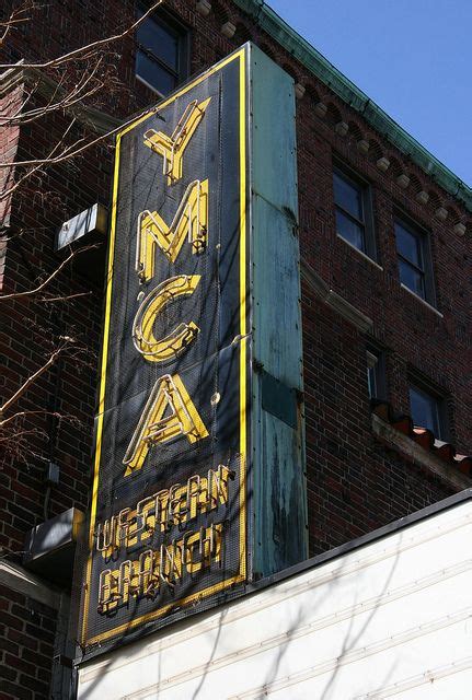 Ymca Western Branch Neon Sign In Detroit Michigan Pretty Cool Huh Can