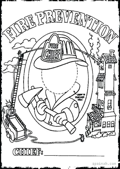 Fire Safety Week Coloring Pages At Free