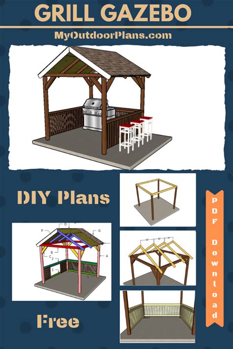 Shop.alwaysreview.com has been visited by 1m+ users in the past month Grill Gazebo Plans | Grill gazebo, Gazebo plans, Diy gazebo