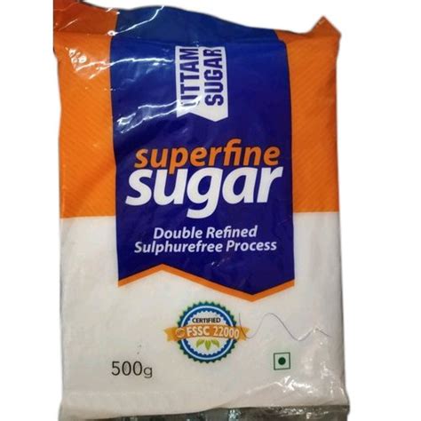 Uttam Sugar Superfine Sugar Packaging Size 500 Gm Speciality No
