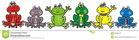 Group Of Frogs Cartoon Vector | CartoonDealer.com #65896247