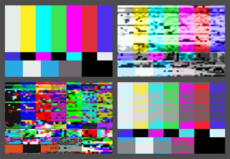 No Signal Tv Test Pattern Background Set 683905 Vector Art At Vecteezy