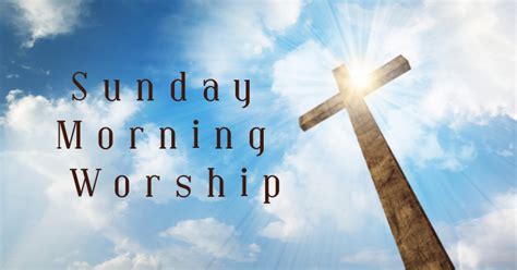 Sunday Morning Worship Template Postermywall