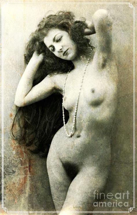 Digital Ode To Vintage Nude By Mb Digital Art By Esoterica Art Agency Fine Art America