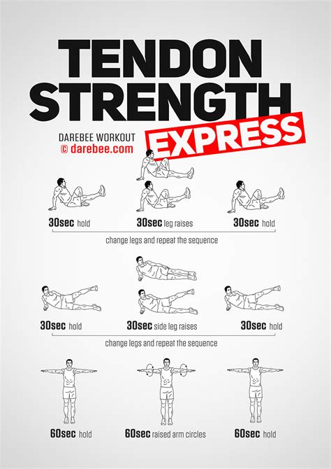 Tendon Strength Express By Darebee Darebee Workout Fitness