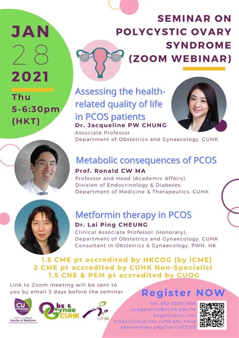20210128 Seminar On Polycystic Ovary Syndrome Oandg Cuhk