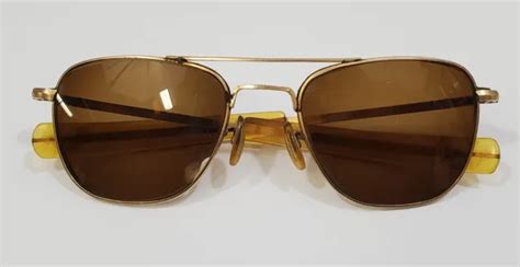 vintage usaf american optical aviator sunglasses 1 10 12k gf 5 1 2 900 00 picclick