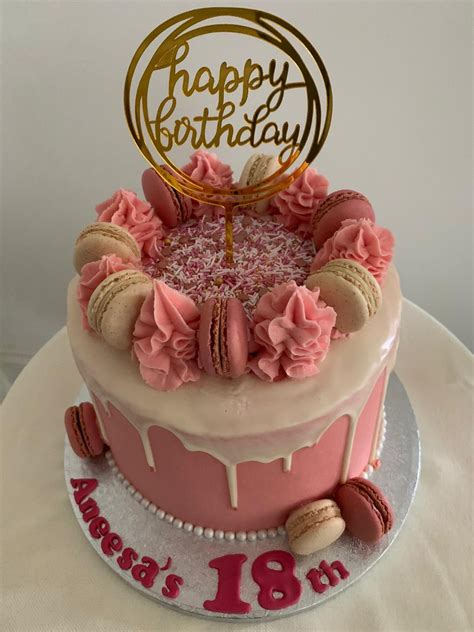 Pink Macaron Cake Farah S Dessert Heaven Farah S Dessert Heaven