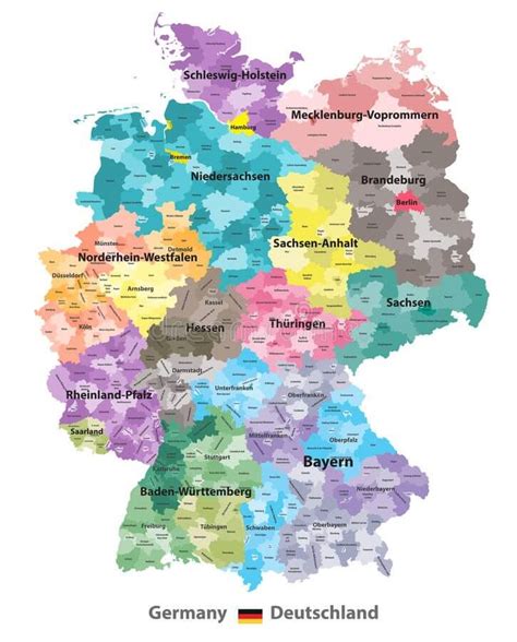 Conheça O Mapa Da Alemanha Morar E Viajar