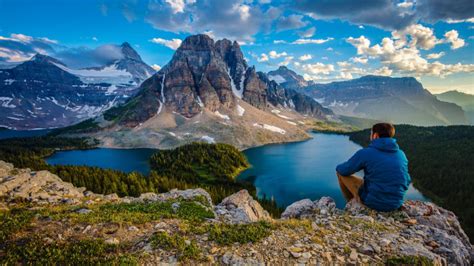 Mount Assiniboine British Columbia Canada Hd Desktop Wallpaper 115926