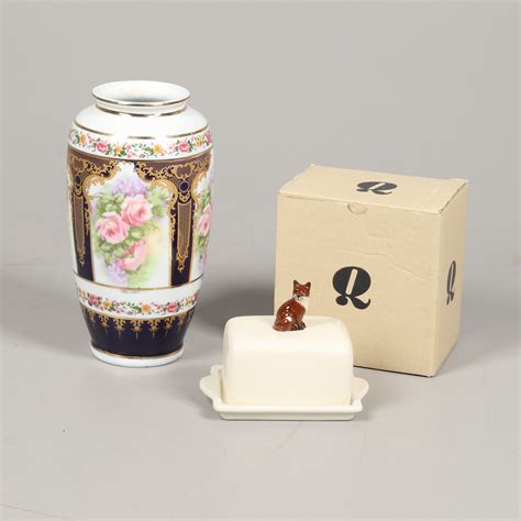 Images For 2322778 A Modern Japanese Porcelain Vase And A Quail