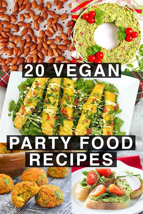 20 Easy Vegan Party Food Ideas Finger Foods Dips And Desserts