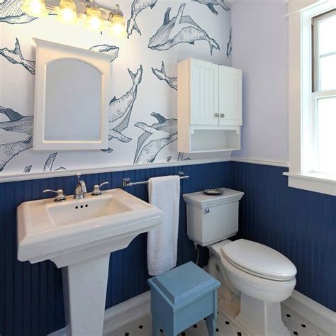 A poor quality vinyl wallpaper, for example, maybe easy to apply on your wall but may end up. Bunny Fish Nautical Removable Peel and Stick Wallpaper ...
