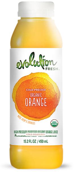 Evolution Fresh Cold Pressed Juice And Smoothies Organic Orange Juice