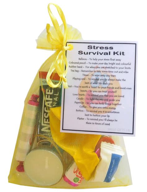 Stress Survival Kit T Great Mini Novelty T To Cheer Up A