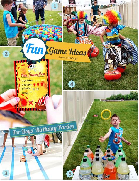 Birthday Games For Boys Boy Birthday Parties Party Activities Kids