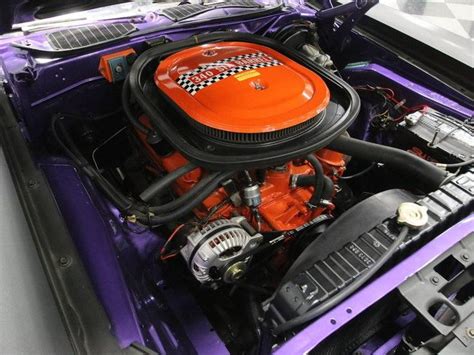 1970 Plymouth Cuda Aar 340 Six Pack Plum Crazy Classic Color For