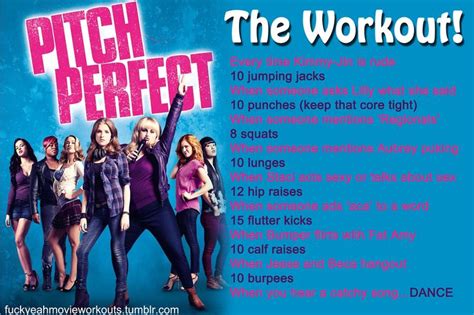 A Poster With The Words Pitch Perfect On It