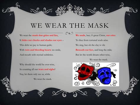 Ppt We Wear The Mask Powerpoint Presentation Free Download Id2067035