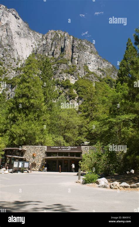 California The Yosemite National Park Visitor Center In Yosemite