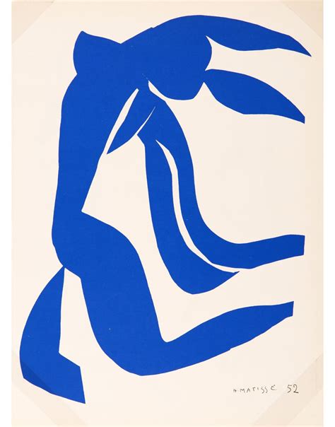 Henri Matisse Nu Bleu Lithographie Originale