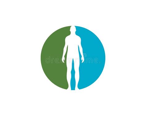 Logotipo De La Anatomía Con El Torso Humano Ilustración Del Vector