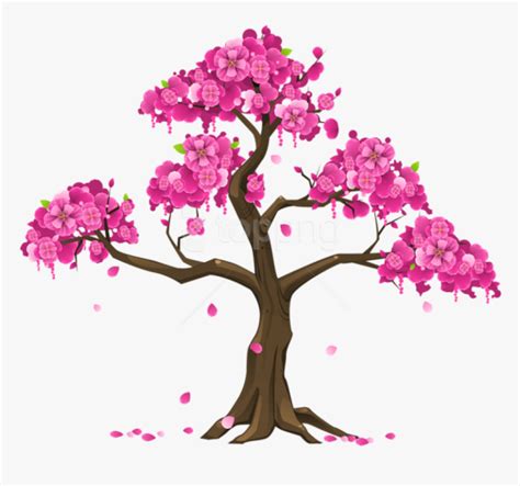 Transparent Cherry Tree Clipart Cherry Blossom Tree Clipart Hd Png