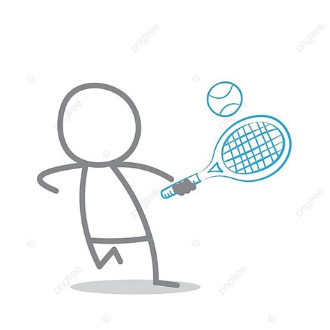 Doodle Tennis Player Illustration Photo Background And Picture For Free