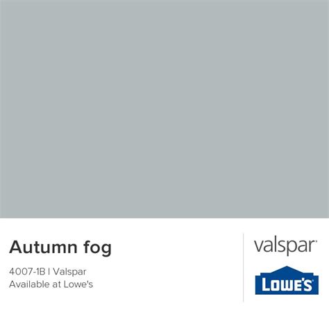 Autumn Fog From Valspar Valspar Paint Colors Valspar Paint Colors