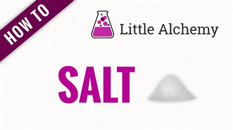How to make SALT in Little Alchemy - YouTube