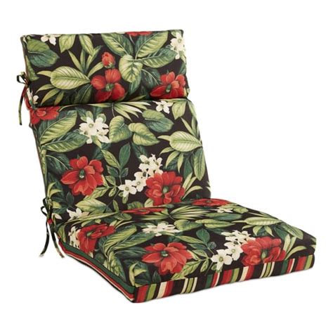 Garden Treasures 1 Piece Sanibel Black Tropical Patio Chaise Lounge