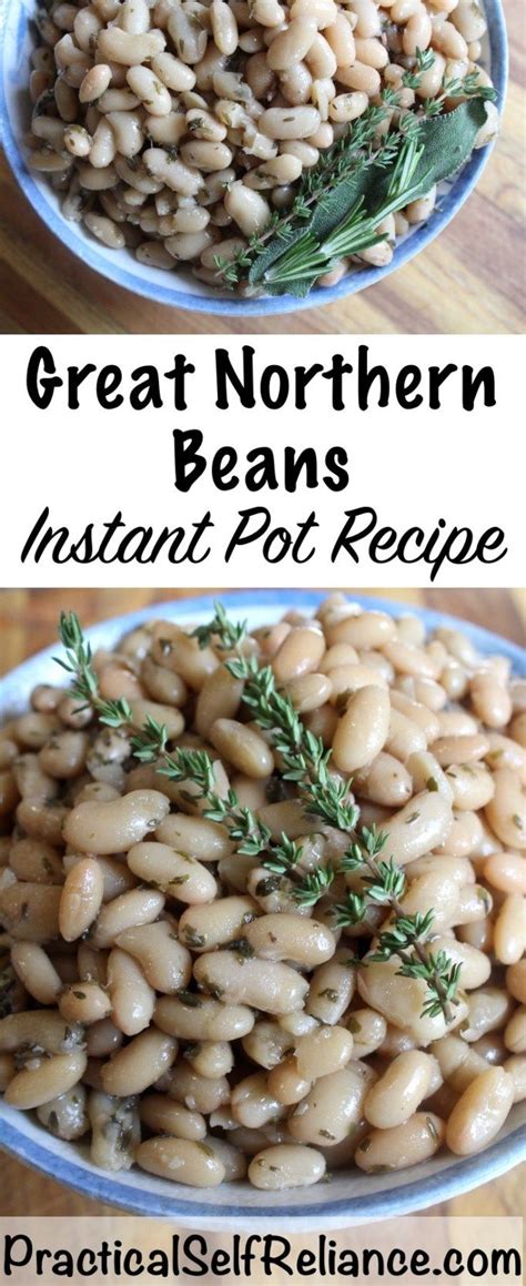 Great northern bean n ham soup crock pot whether you desire something quick as well as simple, a make ahead dinner suggestion or something to serve on a cold winter's night, we have the. Instant Pot Great Northern Beans | Recipe | Northern beans, Recipe for great northern beans ...