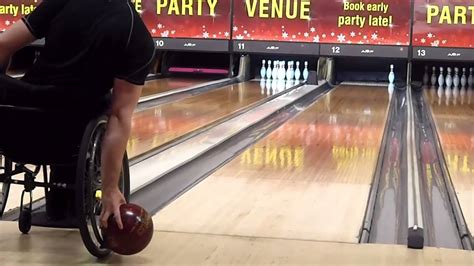 Wheelchair Bowling 10 Pin Shot Youtube