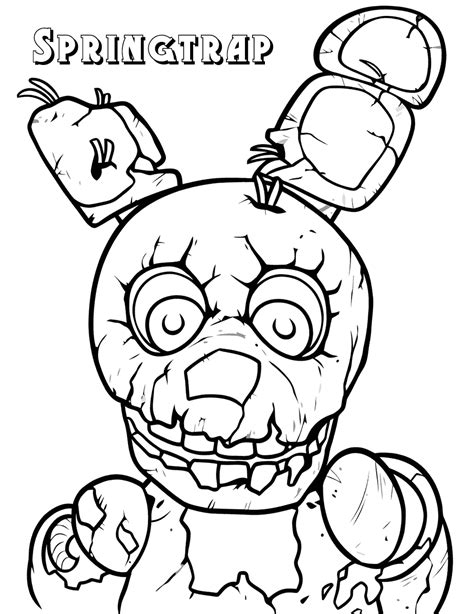 Spring Trap Coloring Sheets Coloring Coloring Pages