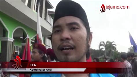 Mahasiswa Demo Minta Rektor Iain Raden Intan Lampung Mundur Youtube