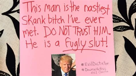 Donald Trump Is A Mean Girl He Literally Has A Page In The Burn Book