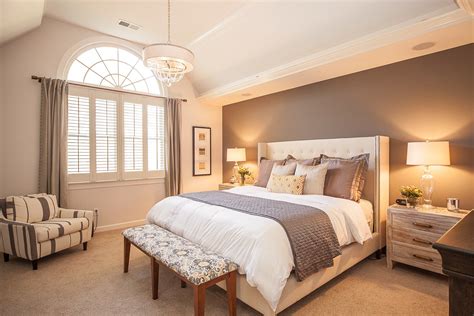 Make the bed with linens in a shade of taupe that is different from that which you used on the walls. IMG_4143.jpg (2100×1400) | Bedroom design, Master bedroom ...