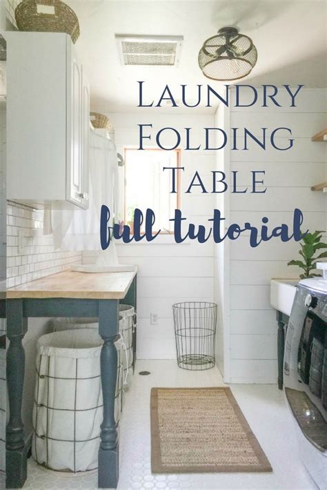 The Perfect Diy Laundry Folding Table Remodelaholic Contributors