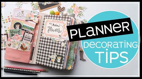 Planner Decoration Tips Decorating Made Easy Youtube
