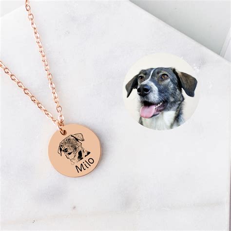 15mm Custom T Custom Dog Necklace Personalized Pet Necklace Etsy