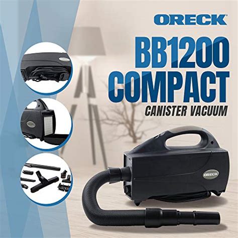 Oreck Compact Canister Vacuum Handheld Cannister Cleaner And Blower W