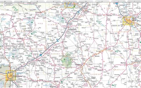 Themapstore Arkansas State Travel Map