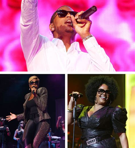 Trey Songz Mary J Blige And Jill Scott Perform During Day 3 Of The