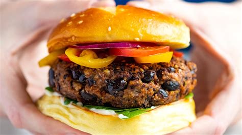Black Bean Veggie Burger Recipe Without Breadcrumbs Burger Poster